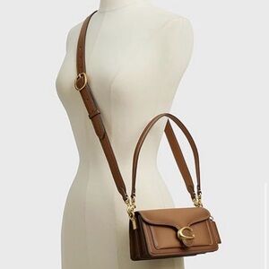 NWT Coach Tabby Shoulder bag honey brown brass leather CCC06